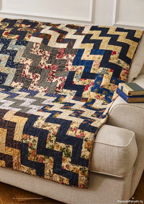 Коллекция проектов для рукодельниц в журнале «Todays Quilter №127 2025»