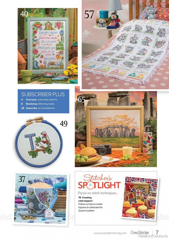 Коллекция вышивки в журнале «CrossStitcher №383 2022»