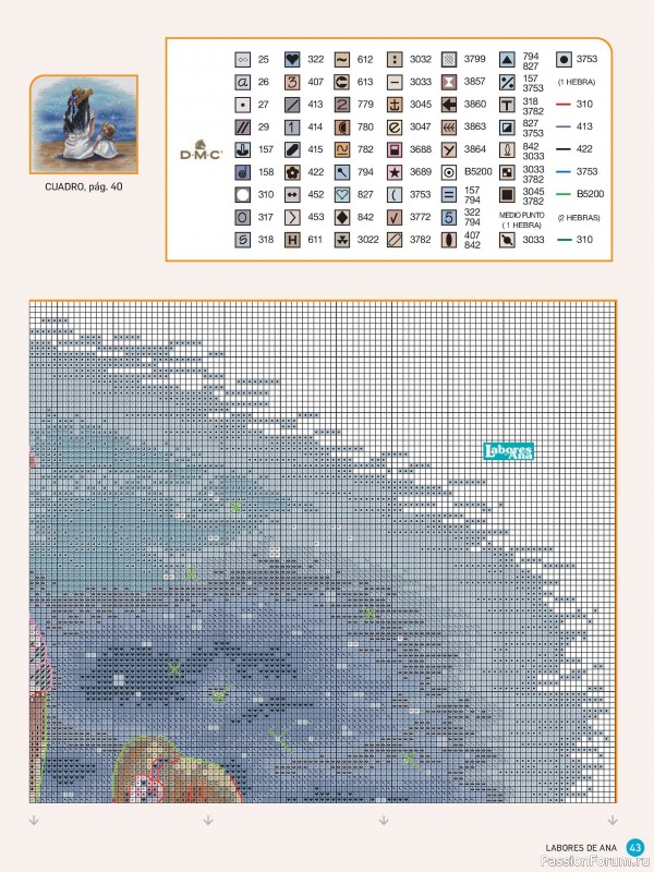 Коллекция вышивки в журнале «Labores de Ana №288 2024»