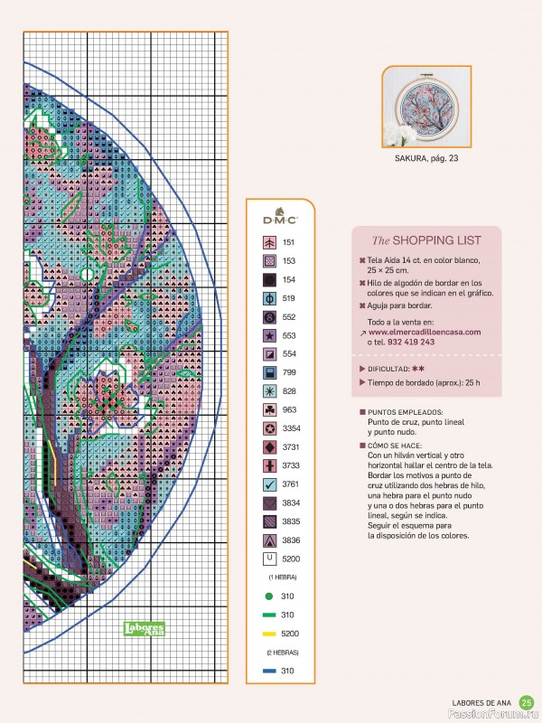 Коллекция вышивки в журнале «Labores de Ana №290 2024»