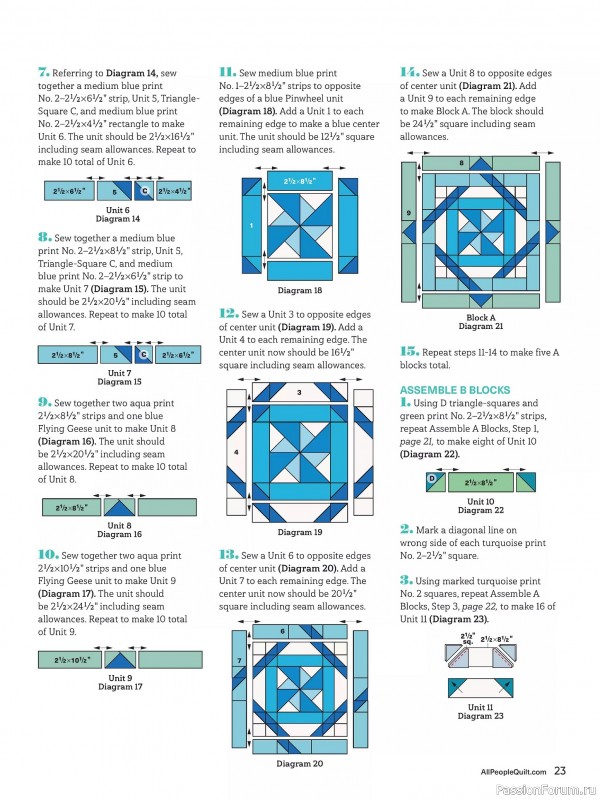 Коллекция проектов для рукодельниц в журнале «American Patchwork & Quilting №193 2025»