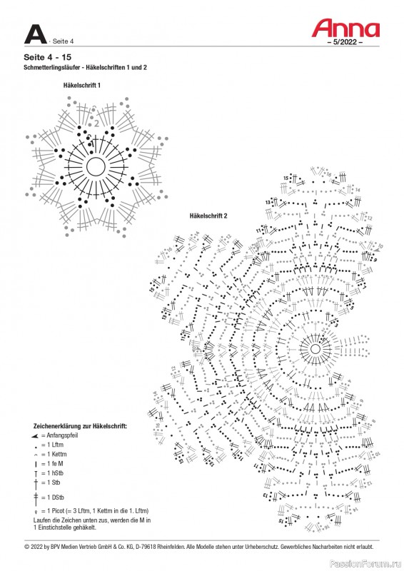 Коллекция проектов для рукодельниц в журнале «Anna №5 2022 Germany»