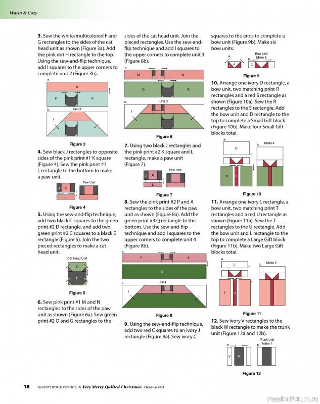 Коллекция проектов для рукодельниц в журнале «Quilter's World Special Edition - Christmas 2024»