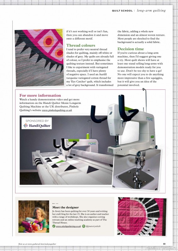 Коллекция проектов для рукодельниц в журнале «Todays Quilter №127 2025»