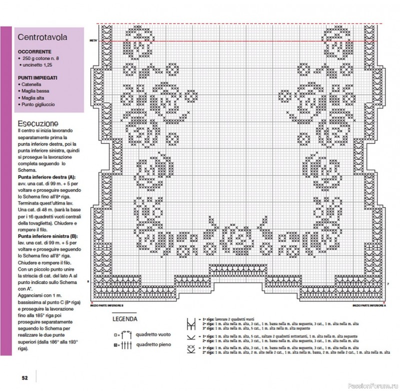 Вязаные проекты крючком в журнале «Uncinetto Manuale Filet №6 2022»