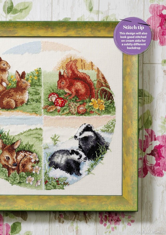 Коллекция вышивки в журнале «Cross Stitch Gold - Animal Collection 2023»