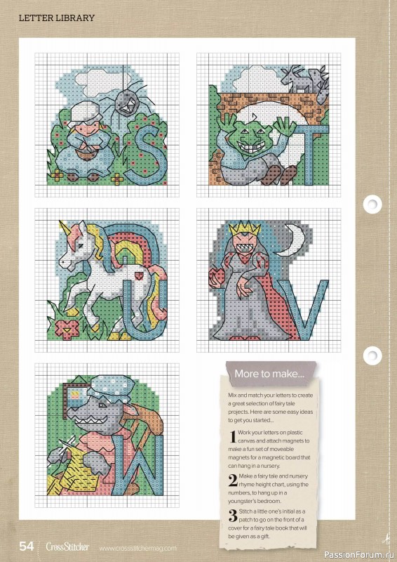 Коллекция вышивки в журнале «CrossStitcher №413 2024»