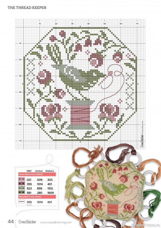 Коллекция вышивки в журнале «CrossStitcher №414 2024»