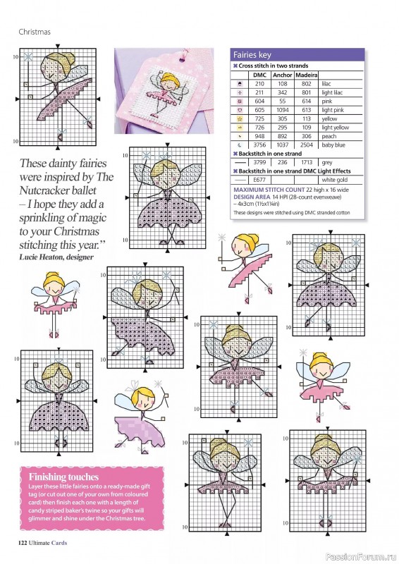Коллекция вышивки в журнале «Ultimate CrossStitch Cards №58 2025»