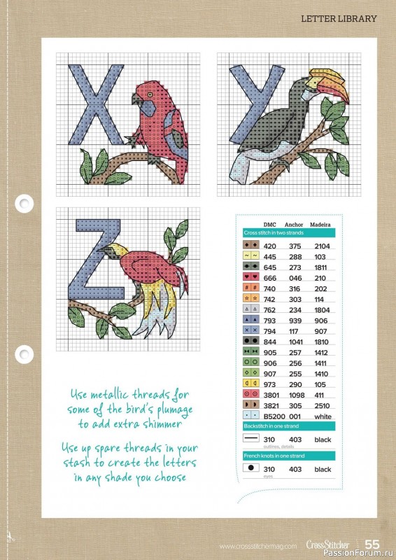 Коллекция вышивки в журнале «CrossStitcher №383 2022»