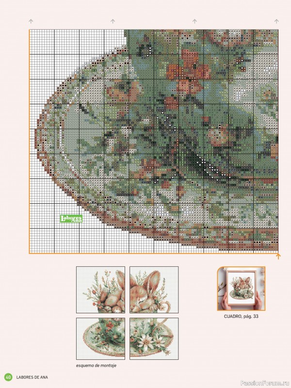 Коллекция вышивки в журнале «Labores de Ana №290 2024»