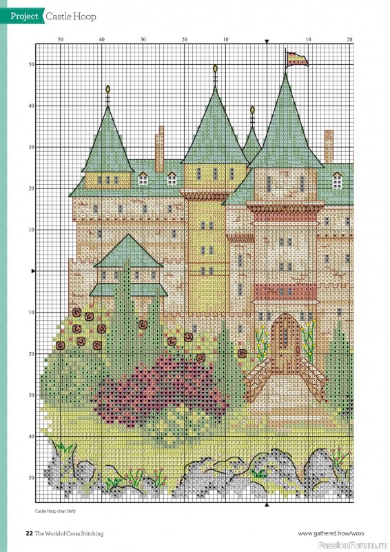 Коллекция вышивки в журнале «The World of Cross Stitching №347 2024»