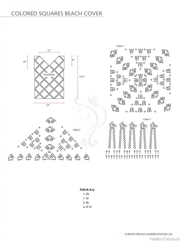 Вязаные проекты крючком в журнале «Circulo - Summer Edition»