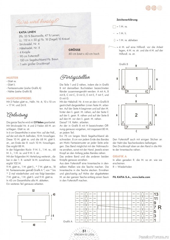 Вязаные проекты в журнале «Einfach Stricken №2 2024»