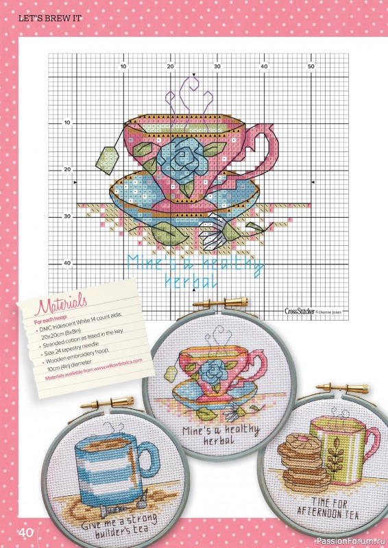 Коллекция вышивки крестиком в журнале «CrossStitcher №381 2022»