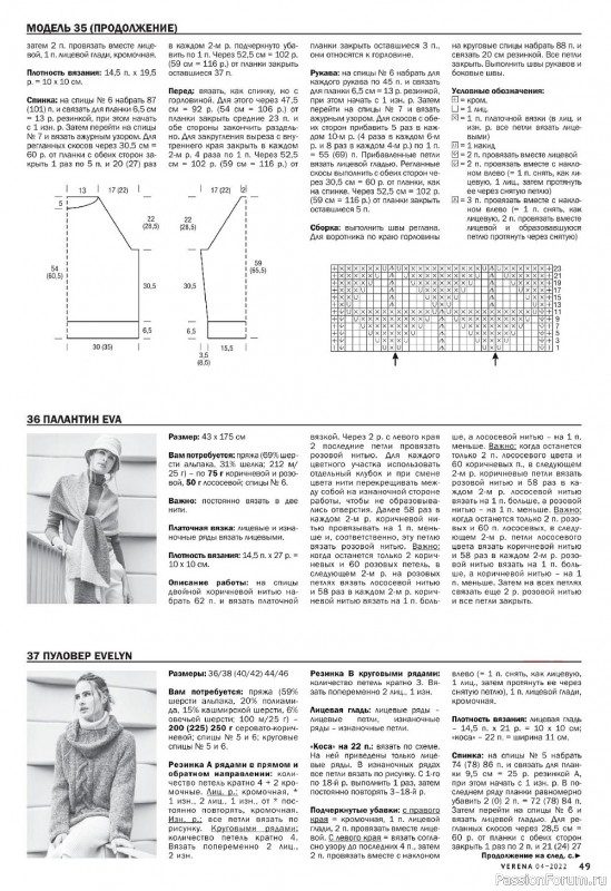 Вязаные модели для детей в журнале «Verena №4 2022»