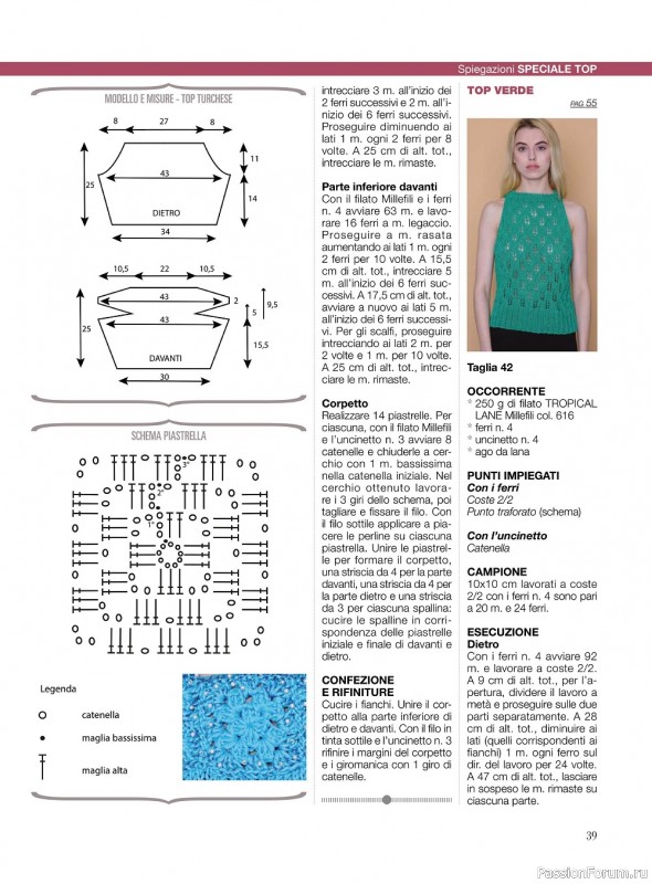 Вязаные модели в журнале «La Nuova Maglia №22 2022»