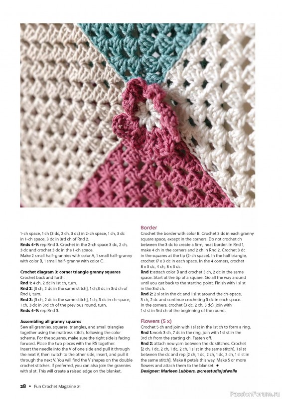 Вязаные проекты крючком в журнале «Fun Crochet Magazine №21 2025»
