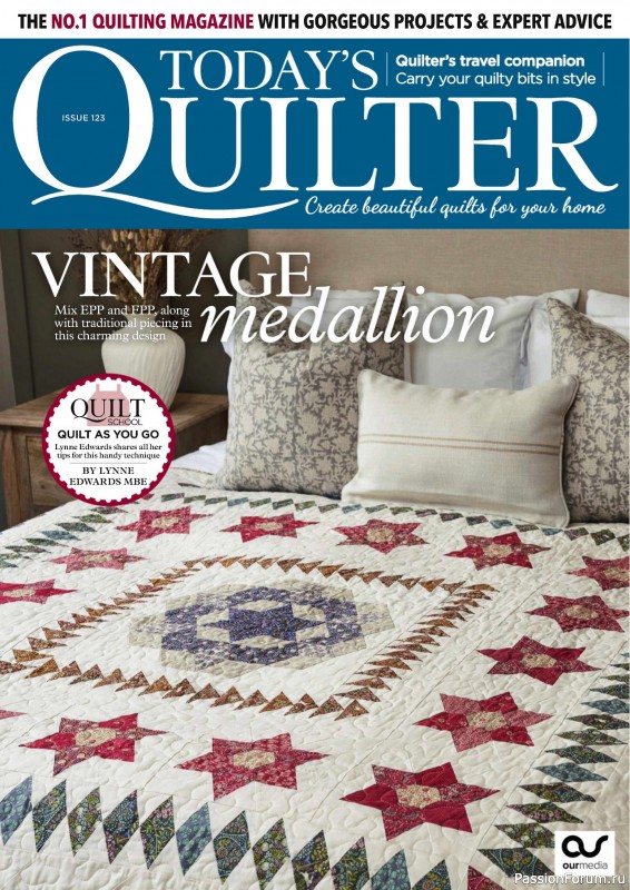 Коллекция проектов для рукодельниц в журнале «Today's Quilter №123 2025»