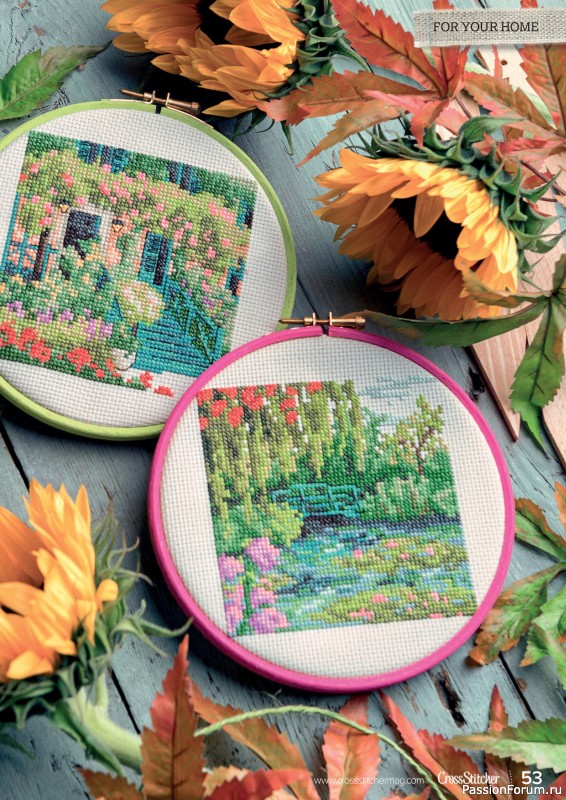 Коллекция вышивки в журнале «CrossStitcher №414 2024»