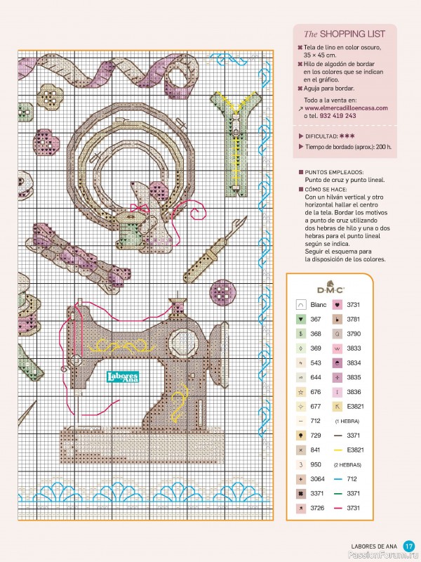 Коллекция вышивки в журнале «Labores de Ana №288 2024»