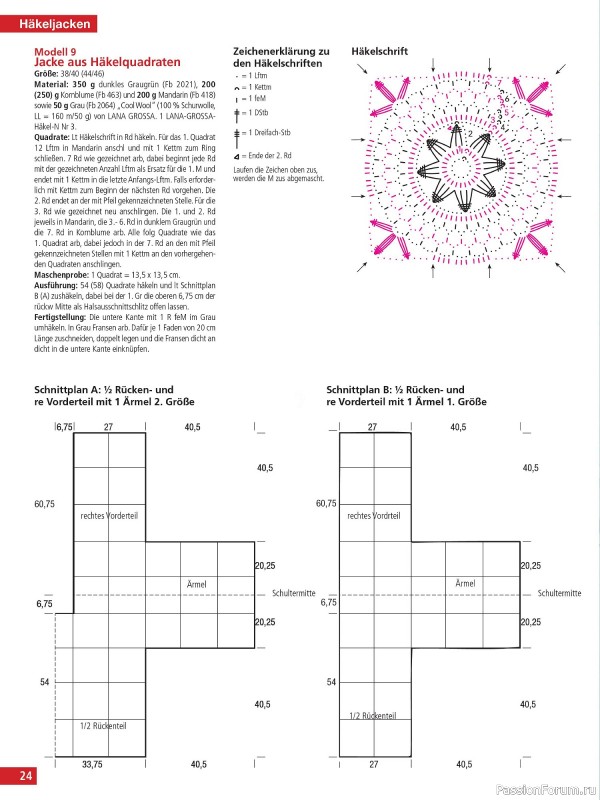 Вязаные модели в журнале «Hundert Seiten voller Ideen №3 2024»