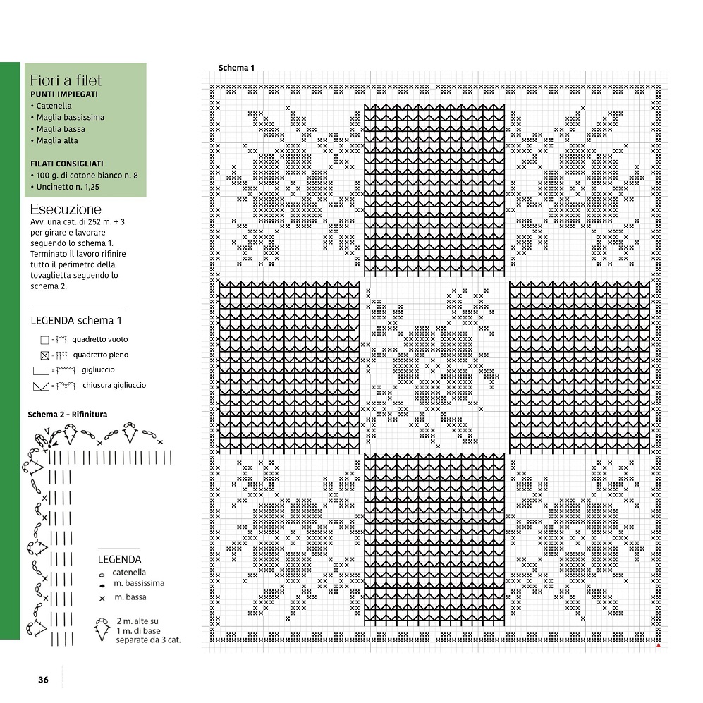 Журнал "Uncinetto Manuale Filet" №4 2021