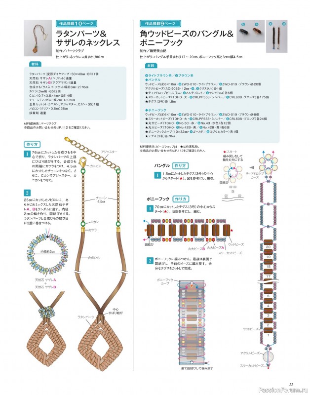 Коллекция проектов для рукодельниц в журнале «Beads Friend - Summer 2024»