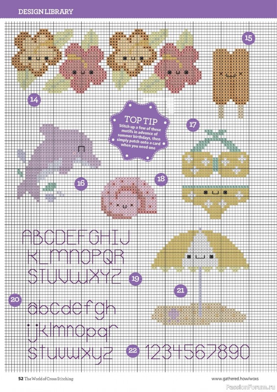 Коллекция вышивки в журнале «The World of Cross Stitching №333 2023»