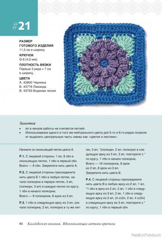 Вязаные проекты в книге «Калейдоскоп вязания»