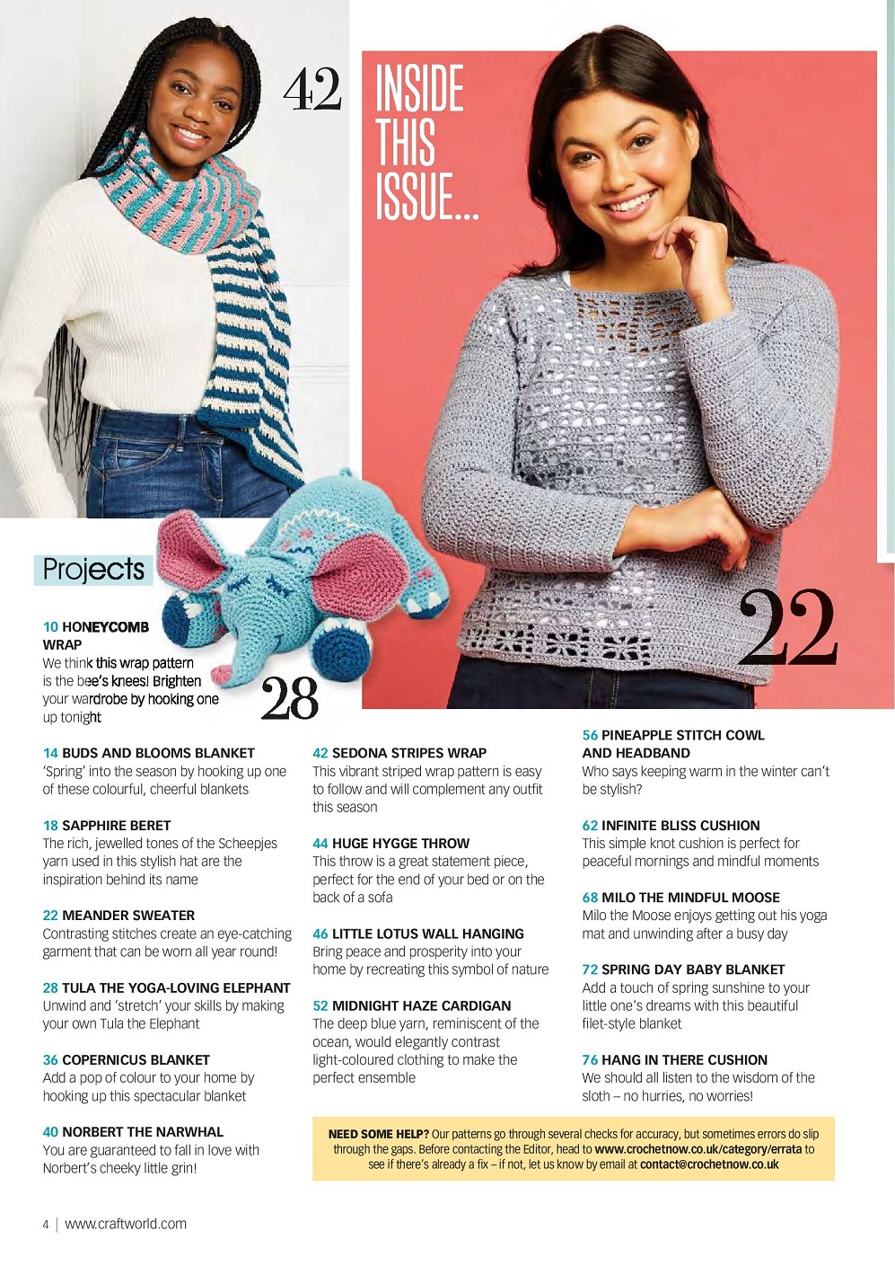 Коллекция вязаной одежды в журнале «Crochet Now №78 2022»