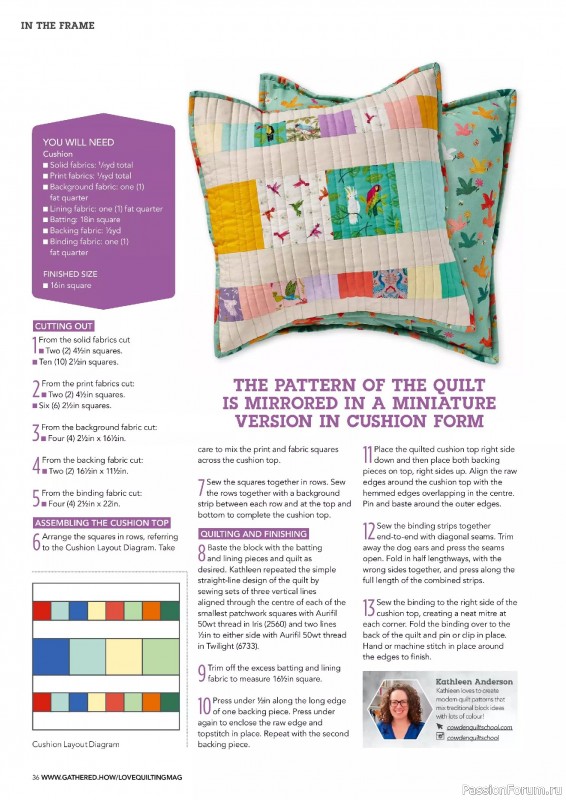 Коллекция проектов для рукодельниц в журнале «Love Patchwork & Quilting №150 2025»