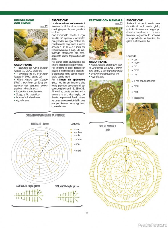 Вязаные проекты крючком в журнале «L'uncinetto di Gio №32 2022»
