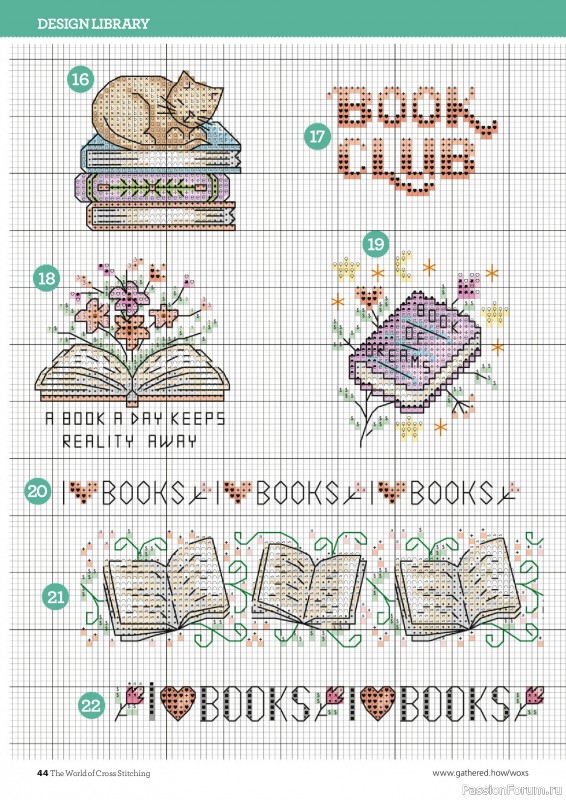Коллекция вышивки в журнале «The World of Cross Stitching №358 2025»