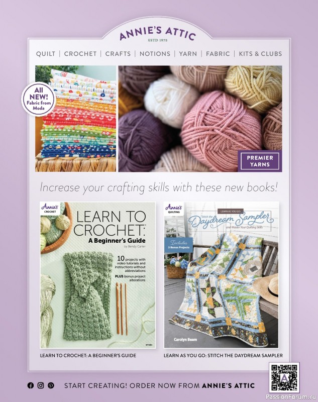 Вязаные проекты крючком в журнале «Crochet World - Summer 2025»