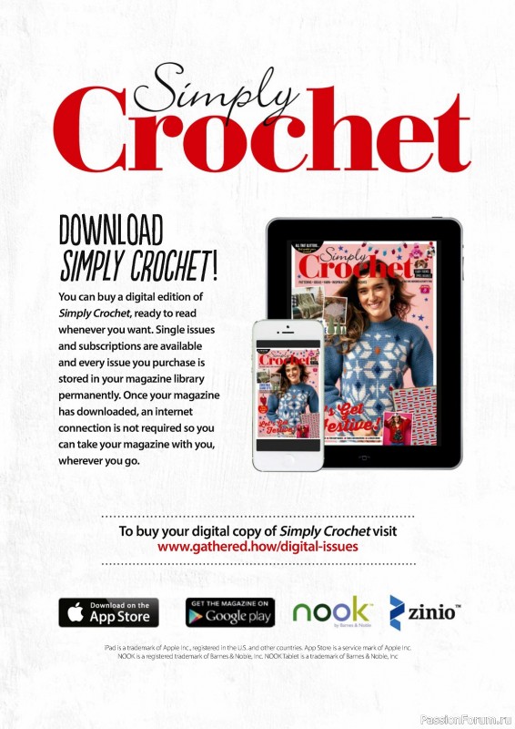 Вязаные проекты крючком в журнале «Simply Crochet №142 2023»