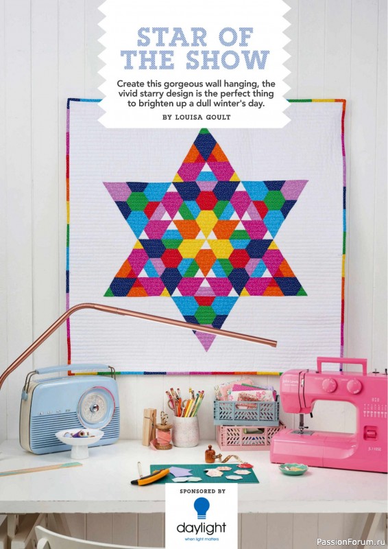 Коллекция проектов для рукодельниц в журнале «Love Patchwork & Quilting №145 2024»