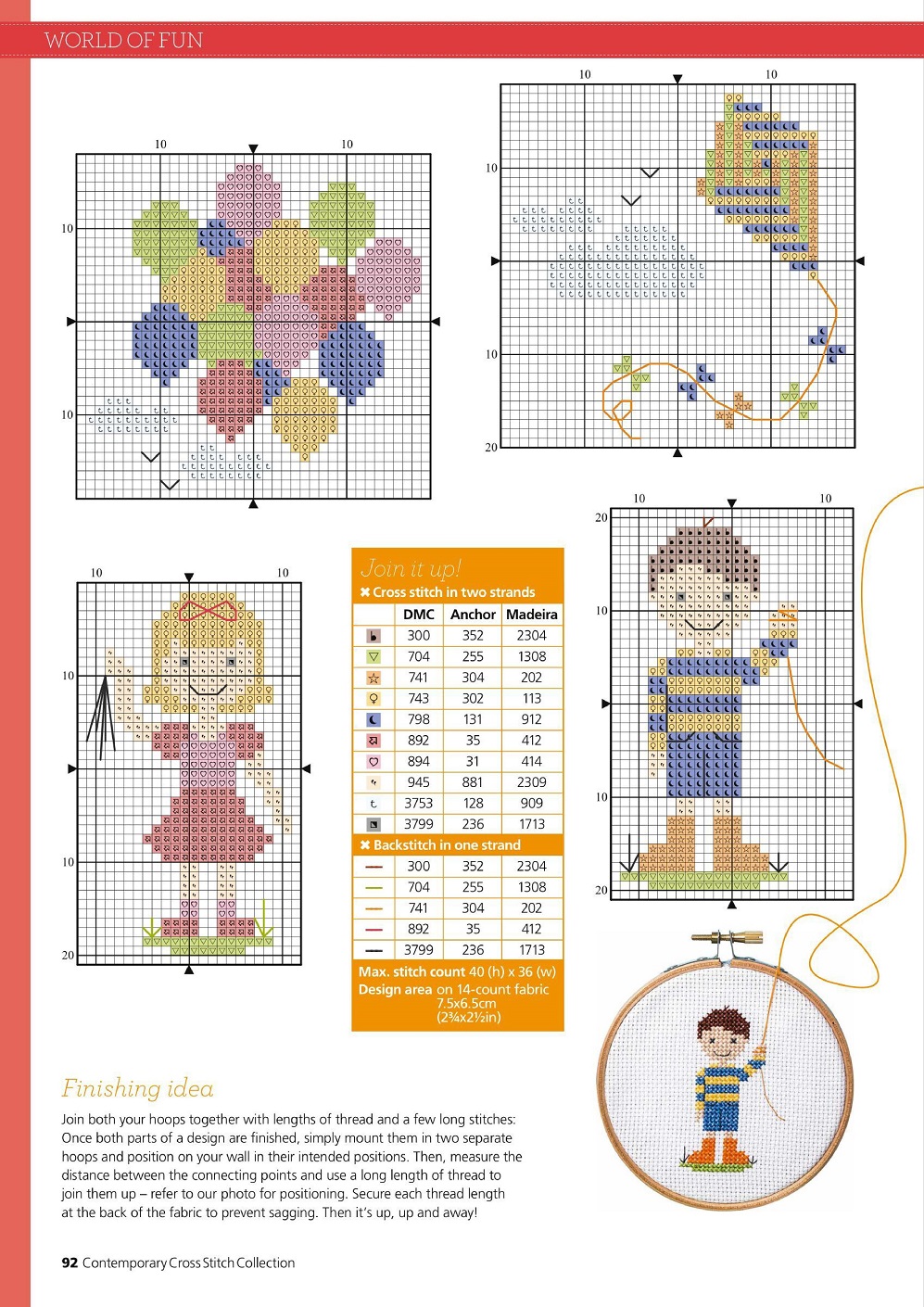 Журнал по вышивке крестом "Contemporary Cross Stitch Collection 2021"