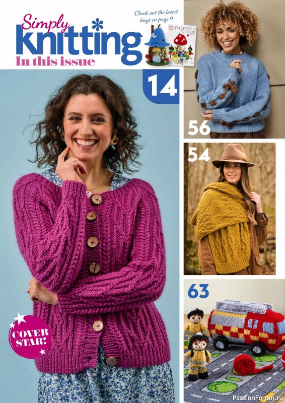 Вязаные проекты крючком в журнале «Simply Knitting №263 2025»