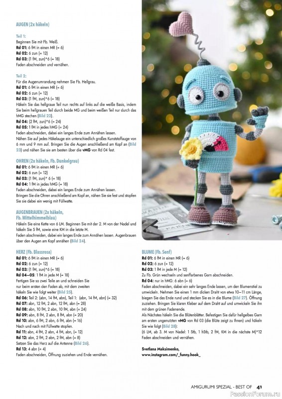 Вязаные проекты в журнале «Best of Amigurumi Spezial №1 2025»