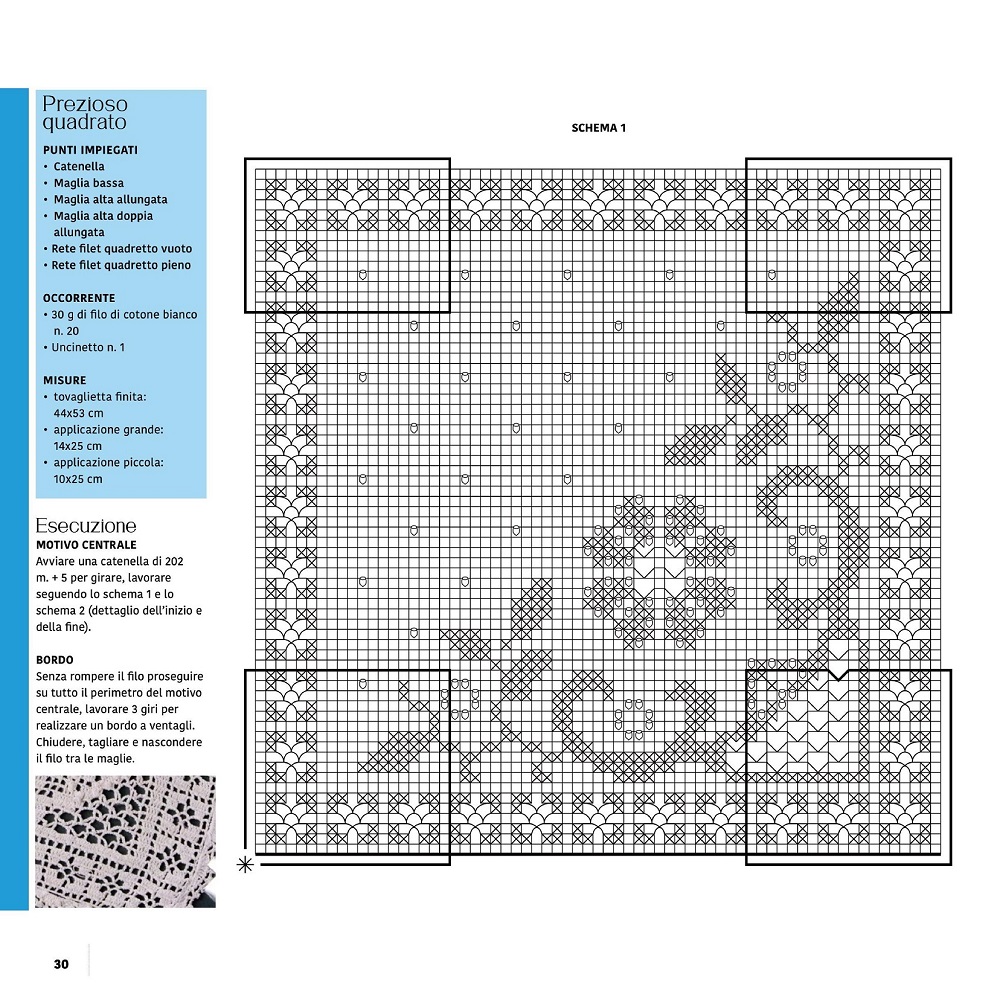 Занавески, бордюры, салфетки, сумки, пледы крючком в журнале "Motivi all Uncinetto Manuale" №3 2021