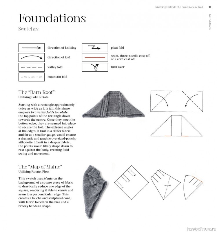 Вязаные модели спицами в журнале «Knitting Outside the Box: Drape & Fold»