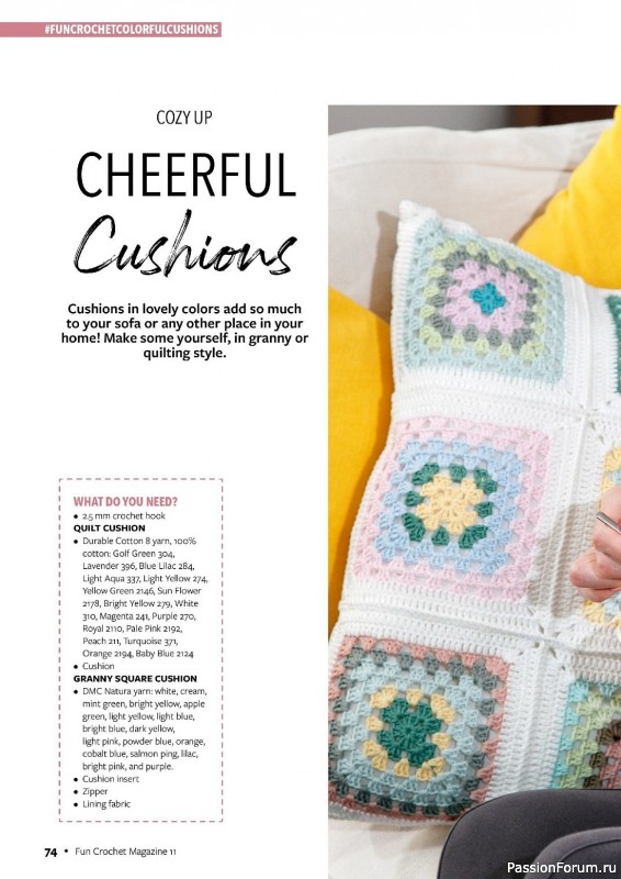 Вязаные проекты крючком в журнале «Fun Crochet Magazine №11 2023»