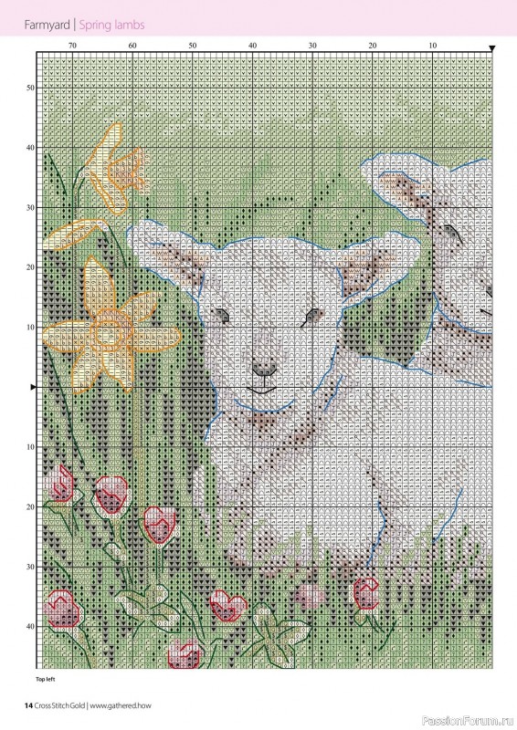 Коллекция вышивки в журнале «Cross Stitch Gold - Animal Collection 2023»