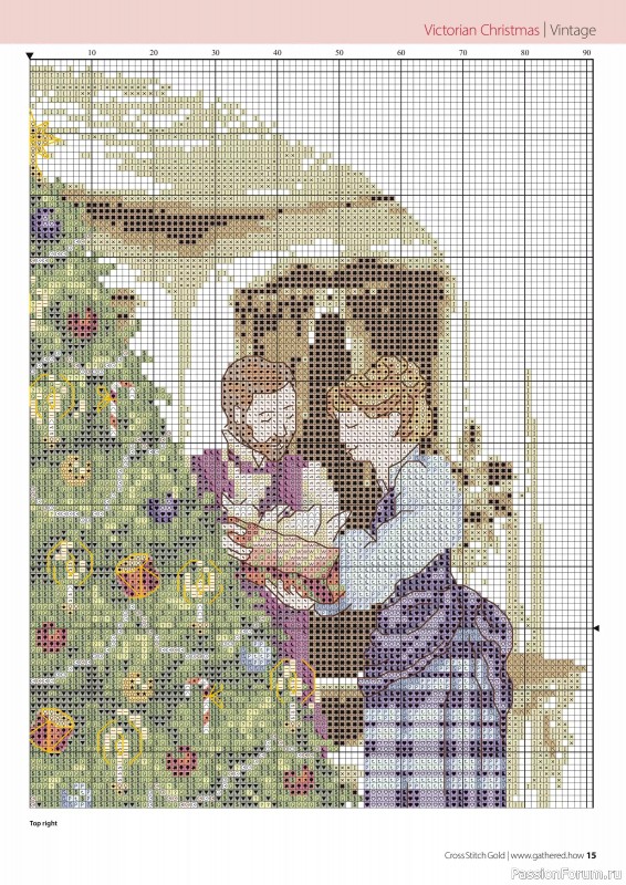 Коллекция вышивки в журнале «Cross Stitch Gold - Christmas 2024»