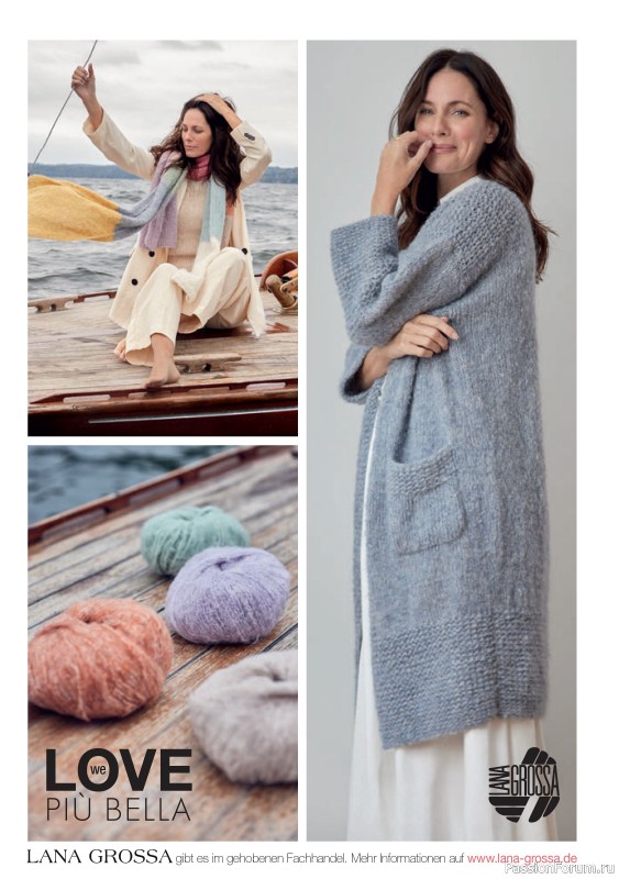 Вязаные модели в журнале «Burda Stricken №1 2022»