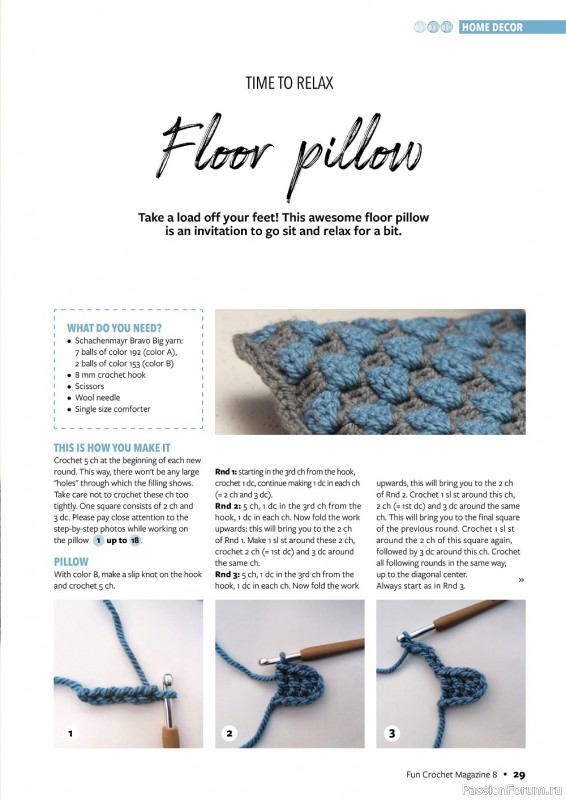 Вязаные проекты крючком в журнале «Fun Crochet Magazine №8 2022»