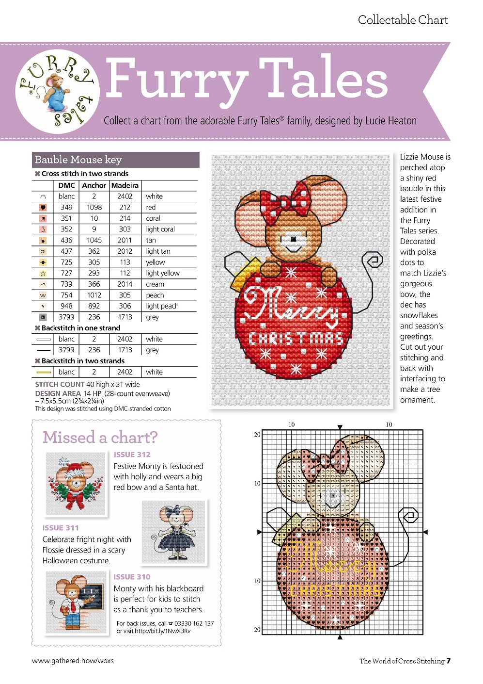 Журнал "The World of Cross Stitching" №313 2021