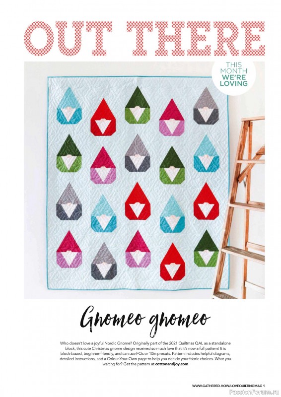 Коллекция проектов для рукодельниц в журнале «Love Patchwork & Quilting №145 2024»