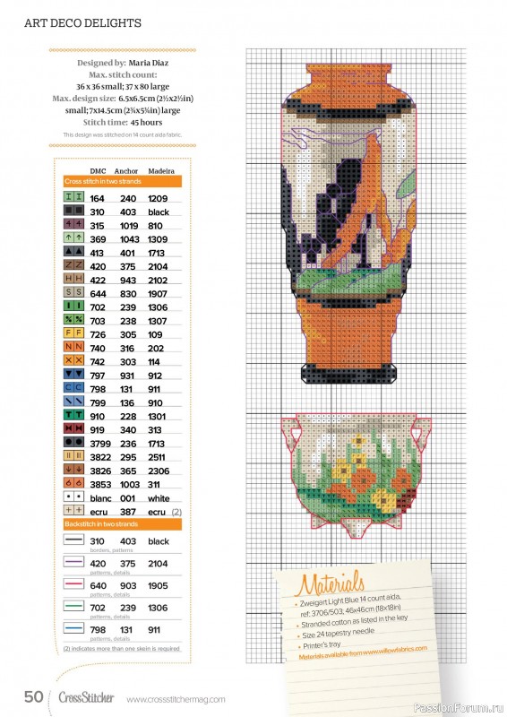 Коллекция вышивки в журнале «CrossStitcher №421 2025»